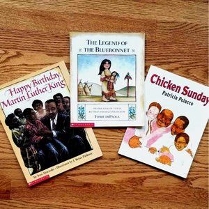 3 Books Multicultural Martin Luther King, Blue Bonnet, and Childhood Friendships